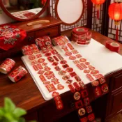 [臺灣出貨]結婚新年2026春節過年貼紙 全套家用裝飾 封口 馬年氛圍布置 過年春節店鋪裝飾品 新春裝飾貼