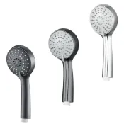 (店+)【BOSS】D-258(亮鉻色) / D-258LG(槍灰色) / D-258MB(消光黑) 三段式 按摩 蓮蓬頭