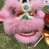 1月1日閒暇時舞獅 醒獅 獅被 獅子頭 道具 兒童錶演 錶演獅被 演出裝扮道具 民俗技藝 舞龍舞獅舞獅獅頭舞獅全套獅子頭