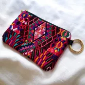 瓜地馬拉 織紋刺繡 手拿包 幾何圖案
