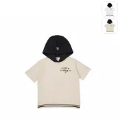 【FILA】KIDS 孩童款 連帽T恤-卡其 1TEZ-4434-KK