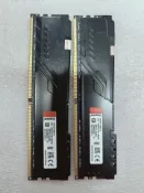 三和電腦配件店 金士頓駭客神條 DDR4 8Gx2 2400 臺式機記憶體 黑色馬甲款 正品行貨 Intel AMD主板適用 雙通道性能穩定