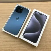 iPhone 15 Pro Max 256GB藍色鈦金屬 🔋79%功能正常 有原廠盒裝