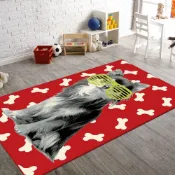【范登伯格】FLASH活潑逗趣眼鏡狗-紅進口地毯-120x170cm
