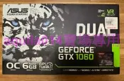 二手 華碩 ASUS DUAL-GTX1060-O6G DDR5 6GB OC 雪原豹 電競 顯示卡 PCIe