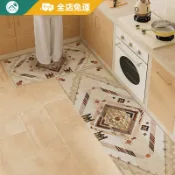可客製尺寸 | 升級加厚 波西米亞風廚房地墊 防油 矽藻土軟地墊 吸水地墊 腳踏墊 珪藻土地墊 廚房地墊防水防油 耐髒