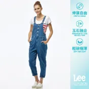 Lee 涼感牛仔吊帶長褲 女 Modern Jade Fusion LL1801317WF