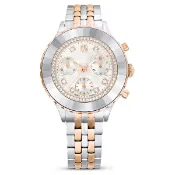 大高雄鐘錶城 Swarovski 施華洛世奇 Octea Chrono 奢華時尚計時腕表 5672937/ 玫瑰金、銀款 /37mm｜樂天領券現折★全館特惠中★指定刷卡回饋10%