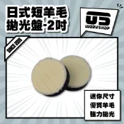 日式短羊毛拋光盤2吋 拋光 羊毛盤 拋光膏 羊毛輪 太陽紋 鋁圈拋光 拋光輪 拋光盤 拋光羊毛 汽車美容【零伍工坊】