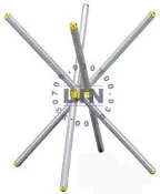 【傢室家具】▲A436-07桌腳交叉腳烤銀腳