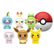 (店+)【POKEMON 精靈寶可夢】變臉公仔精靈球S1~S3（隨機出貨） 神奇寶貝 公仔 皮卡丘 雷丘 伊布 妙蛙種子 小火龍