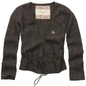 【ichun66】全新 原$2000 Abercrombie & Fitch AF 喀什米爾 短版 毛衣 外套 灰 XS