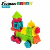 JUMP星球 PicassoTiles PTB120 畢卡索百變刷毛觸感積木