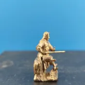🌟臺灣熱賣🌟黃銅真武大帝銅像家用祖師爺玄天上帝武當山玄武大帝神像車載擺件 關聖帝君 中壇元帥 武財神 招財 招財擺飾