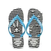 【havaianas 哈瓦仕】Top Warner Logomania 兔寶寶黑條 兔巴哥 男女鞋 情侶拖 人字拖 夾腳拖 拖鞋 男鞋