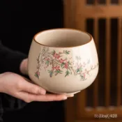 臺灣出貨🔥茶盂 水盂 茶洗 洗茶碗 茶具配件 茶渣缸 廢水桶 茶道 大號陶瓷茶渣缸哥窯茶渣桶家用辦公茶水缸茶洗水盂建水茶