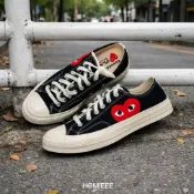 (店+)【CONVERSE】【Homieee】Converse Chuck 70 x CDG 帆布鞋 低筒 愛心 黑色 男女鞋 