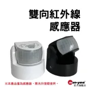 雙向紅外線感應器｜SY-475｜支援家用電源110V~220V/可調時間/感光功能/頂裝明裝嵌入式偵測感應器/人體感應開