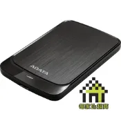 威剛 HV320 2TB 2.5吋 USB 3.2 Gen 1 外接式行動硬碟-黑 A-DATA 2T【每家比】