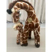 全新 Miyoni Aurora Giraffe Mother Baby Stuffed Animal 母子長頸鹿玩偶