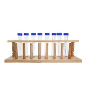 八孔木試管架 居家桌面擺飾花架 展示架 TTR8-GS