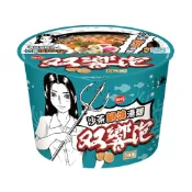味丹 雙響泡沙茶鍋燒湯麵 113g克 x 1Bowl碗【萬家福】(泡麵 / 杯麵 / 碗裝麵)