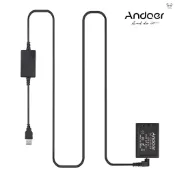 Andoer DR-E12 佳能LP-E12假電池 帶5V 2A單USB升壓線 適用於佳能M/ M2/ M10/ M50