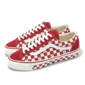 【VANS】休閒鞋 Lx Old Skool 36 男鞋 Premium 紅白 棋盤格 麂皮 VN000D57ERY