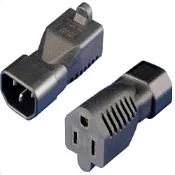 SL-407 IEC C14公轉NEMA-5-15R母 轉接頭(含稅) 【佑齊企業 iCmore】