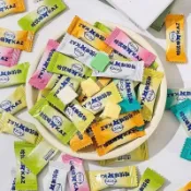 混合水果味痠軟糖奶糖瑞士糖果酸奶糖散裝喜糖年貨解饞小零食批發⭐GBD優選雜貨鋪⭐