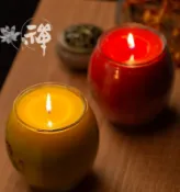 宜百家 免運 酥油燈座 酥油燈玻璃缽家用3天蓮花燈供燈長明燈7天福燈元宵節供燈蠟燭