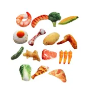 (店+)仿真發聲玩具(狗狗玩具 寵物發聲玩具 五花肉 雞腿 玉米 白菜 骨頭 荷包蛋 薑 花菜 黃瓜 蝦 蘿蔔 熱狗 雞翅 馬鈴薯)