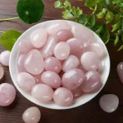 樂購優品百貨 擺件原石鵝卵石七彩南京雨花石五彩石粉色小石頭魚缸郁金香石頭