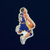KOBE BRYANT NBA 貼紙 籃球 湖人 曼巴 球衣