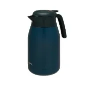 【THERMOS 膳魔師】不鏽鋼黛藍風韻按壓式真空保溫壼1500ml(THS-1501-BBK)