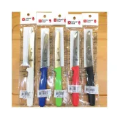 (店+)【Atlantic chef 六協】伴桌｜六協 圓頭鋸齒水果刀 11cm (附刀鞘) 8321SP03 番茄刀 小麵包刀 ( 小型 觀葉植物 分株 適用 )