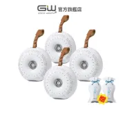 【官方直營】-GW水玻璃-  吊帶甜甜圈分離式除濕機 6件組 抗潮防霉(不含還原座) (4甜贈2袋)