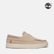 Timberland 男款淺灰褐色低筒皮革休閒鞋|A6C92EO2