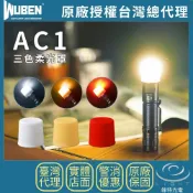 【錸特光電】WUBEN AC1 白色 紅色 黃色 柔光罩 適手電筒頭直徑24.5mm至26mm可當 閱讀燈 露營燈 C3