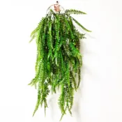 協貿國際日用品生活5館 仿真蕨類植物 蕨葉綠植人造花波斯葉 餐廳工程綠化家居裝飾壁掛