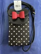 Kate Spade DISNEY x Kate Spade 迪士尼米妮點點造型手機斜背包(黑色)  全新含吊牌保證正品