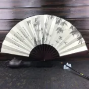 🔥桃園出貨🔥古風扇子摺扇隨身攜帶中國風男絹扇學生霸氣摺疊扇復古典日用扇女