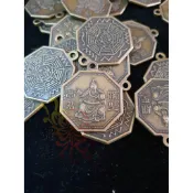【錦桂】關聖帝君錢、神明錢 關公 / 帝君錢、八角八卦錢、化煞、開運、招財、避邪、保平安、銅錢