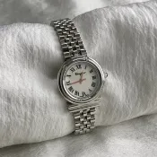 【日本直送 名牌中古包】Salvatore Ferragamo 手錶 銀色 羅馬數字 不鏽鋼 石英 SFMV00322 pdubvx
