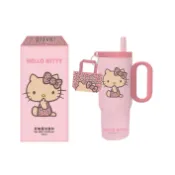 【全家行動購】【HELLOKITTY】巨無霸冰霸杯750ML-豹紋款(1入)