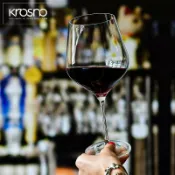 全球選品1館 生活百貨 Krosno波蘭 勃艮第紅酒杯套裝高腳杯家用輕奢高級感葡萄酒杯