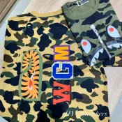 [HYC] BAPE WGM黃迷彩鯊魚 M*4