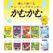 (特價)【江戶物語】明治產業 三菱 KAMU 咖姆卡姆糖球系列 罐裝/袋裝 嚼糖 硬糖 水果糖 咖姆咖姆 夾心糖