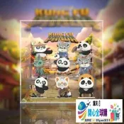 『開心全球購』POPMART泡泡瑪特環球功夫熊貓系列 潮玩主題背景展示盒