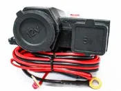 檔車 點煙器 重機車 車充 雙孔 USB 2A 點菸器 防水 12V 5V 測速器 SMAX CygnusX 勁戰 GTR aero BWS X Cuxi 115 RS Zero Ciao